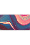 Blue Berry Abstract Canvas Stretched, 0.75"