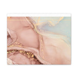 Mauve Abstract Canvas Stretched, 0.75"