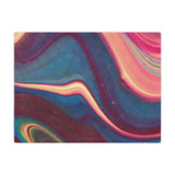 Blue Berry Abstract Microfiber Blanket