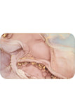 Mauve Abstract Bath Mat