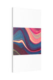 Blue Berry Abstract Canvas Stretched, 0.75"