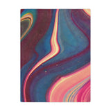 Blue Berry Abstract Microfiber Blanket