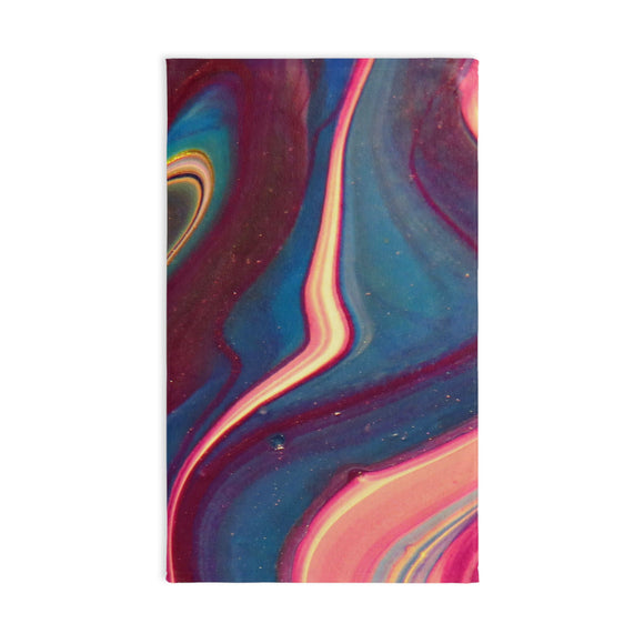 Blue Berry Abstract Hand Towel