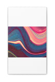 Blue Berry Abstract Canvas Stretched, 0.75"