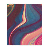 Blue Berry Abstract Microfiber Blanket