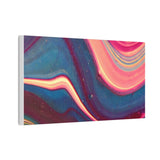 Blue Berry Abstract Canvas Stretched, 0.75"