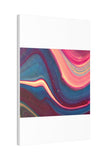 Blue Berry Abstract Canvas Stretched, 0.75"