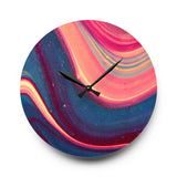 Blue Berry Abstract Acrylic Wall Clock