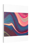 Blue Berry Abstract Canvas Stretched, 0.75"