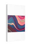 Blue Berry Abstract Canvas Stretched, 0.75"