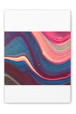 Blue Berry Abstract Canvas Stretched, 0.75"