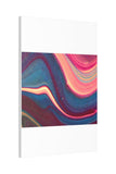 Blue Berry Abstract Canvas Stretched, 0.75"