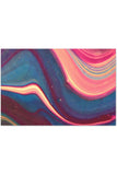 Blue Berry Abstract Canvas Stretched, 0.75"