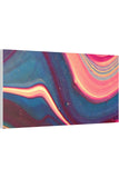 Blue Berry Abstract Canvas Stretched, 0.75"