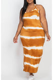 Tie-Dye Maxi Dress - Brown Sugar