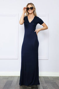 Short Sleeve Maxi - Navy