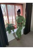 Chill Set 2pc Long Sleeve -Green