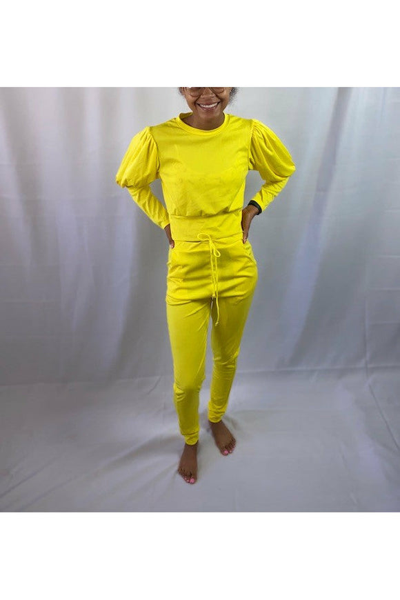 Perfect Puff 2 Jogger - Yellow