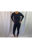 Stoned Go To Long Sleeve Legging Set - Blue